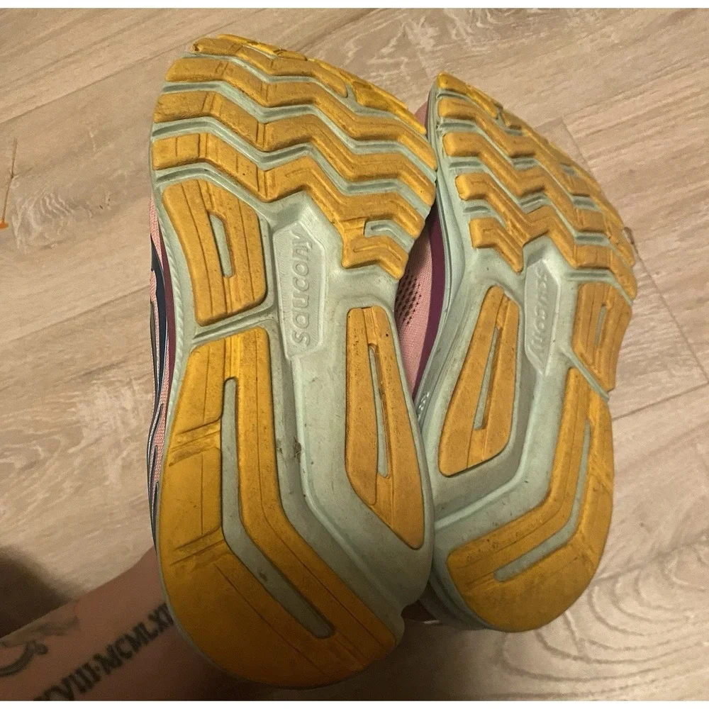 Saucony Ride 14 Running Shoes PWRRUN Mesh Sneakers Women's Size 11